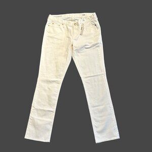 J.Crew Matchstick Skinny Leg Jeans Women's 32R White Denim Stretch NWT $98